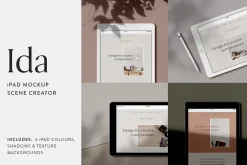 Ida - iPad Mockup Scene Creator