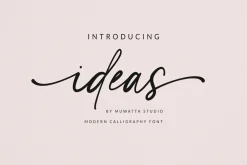 Ideas Script Font