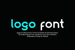 Iglogte - Minimal Logo Font