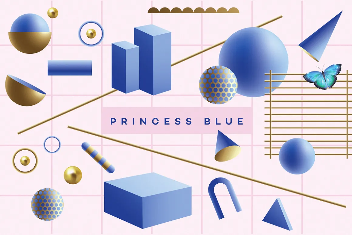 Illusion- 3D Geometric Objects