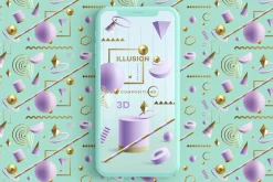 Illusion- 3D Geometric Objects