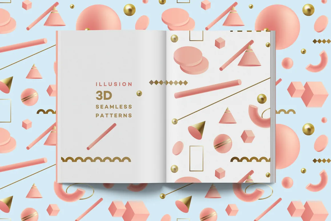 Illusion- 3D Geometric Objects