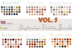 Illustrator Color Palette Bundle V5