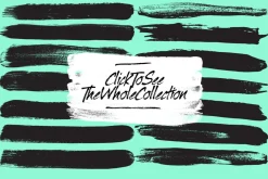 105 Illustrator Paint Stroke Brushes
