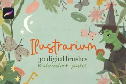 Ilustrarium brushes for procreate