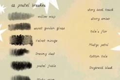 Ilustrarium brushes for procreate