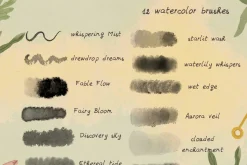 Ilustrarium brushes for procreate