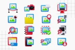 Image Search 3D Icons