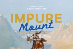 Impure Mount - Nostalgic Font Duo