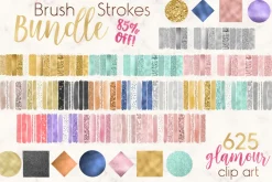 625 in 1 Brush Strokes Bundle