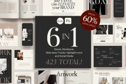 6 in 1 Bundle Coach Creator CANVA PS