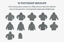 Independent 4500 Hooded Mockups