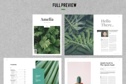 Indesign Magazine Template #6