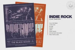 Indie Rock Flyer Template V9