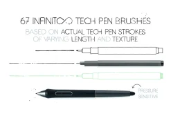 Infinito Technical Pen Brushes
