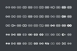 60 Infinity Symbols