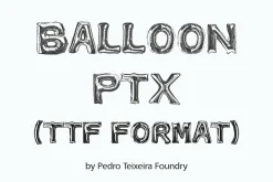 Inflate PTx - Balloon font (TTF)