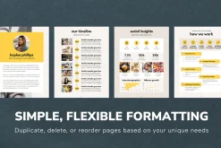 Influencer & Blogger Canva Media Kit