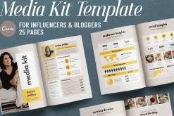 Influencer & Blogger Canva Media Kit