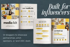 Influencer & Blogger Canva Media Kit