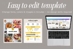 Influencer & Blogger Canva Media Kit