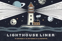 18-in-1 Illustrator Brushes Bundle