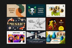 18-in-1 Illustrator Brushes Bundle