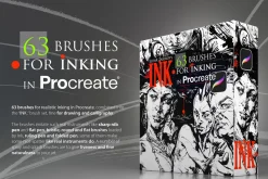 INK• 63 inking brushes for Procreate