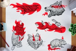 Ink animals