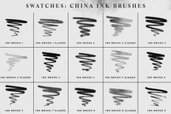 Ink Brushes - Photoshop version