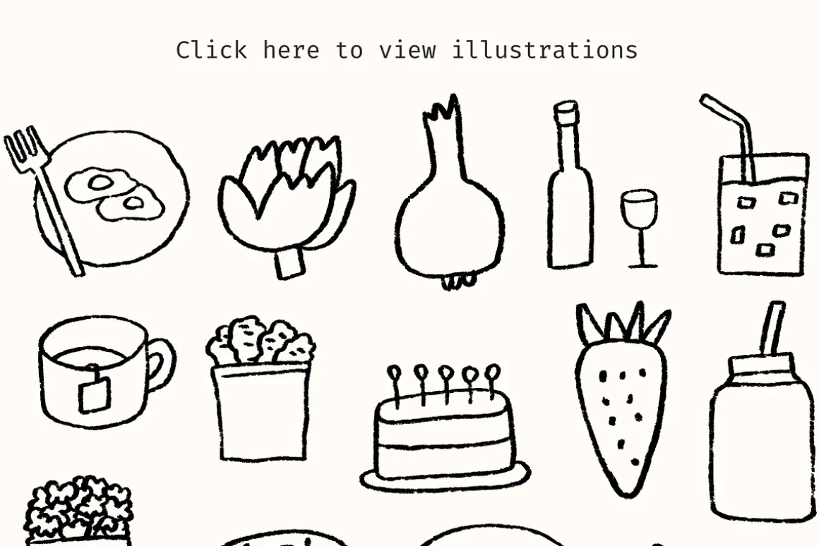 Ink Kitchen Stories: Food Collection