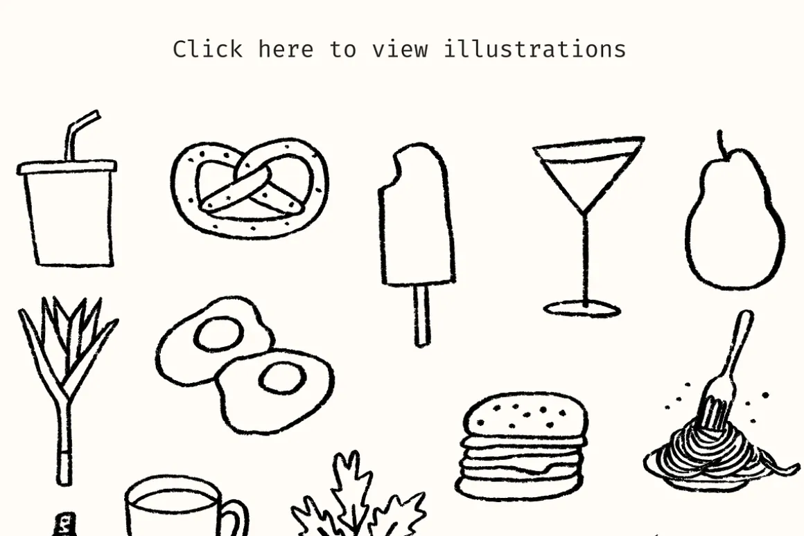 Ink Kitchen Stories: Food Collection