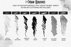 Inkredible - Messy Ink & Wash Set