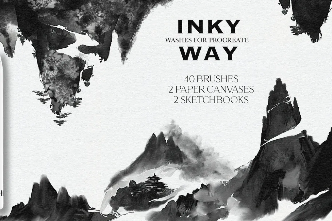 Inky Way Travel Procreate Sketchbook