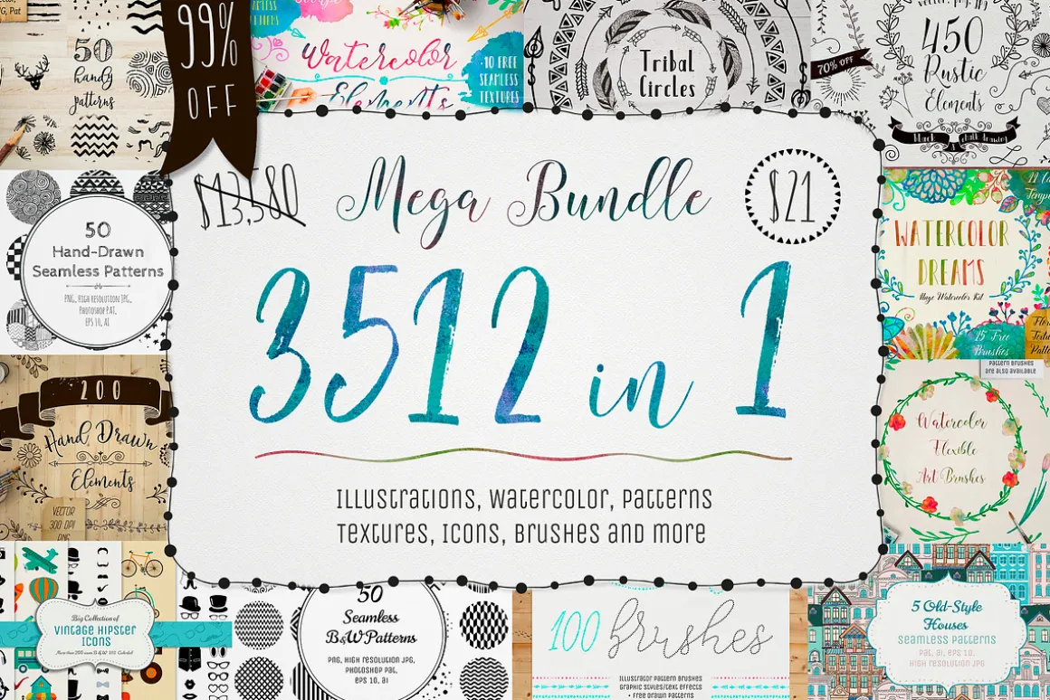 3512 in 1 - MEGA BUNDLE - 99% OFF