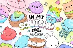 In My Squishy Era: Clipart Bundle