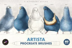 12-in-1 Procreate Brushes Bundle