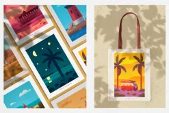 In Search of America. Travel Posters
