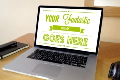 In Situ Desktop Website Mockup Two