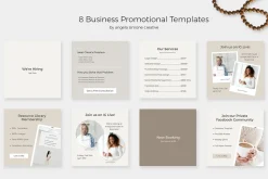 Instagram Canva Minimalist Templates