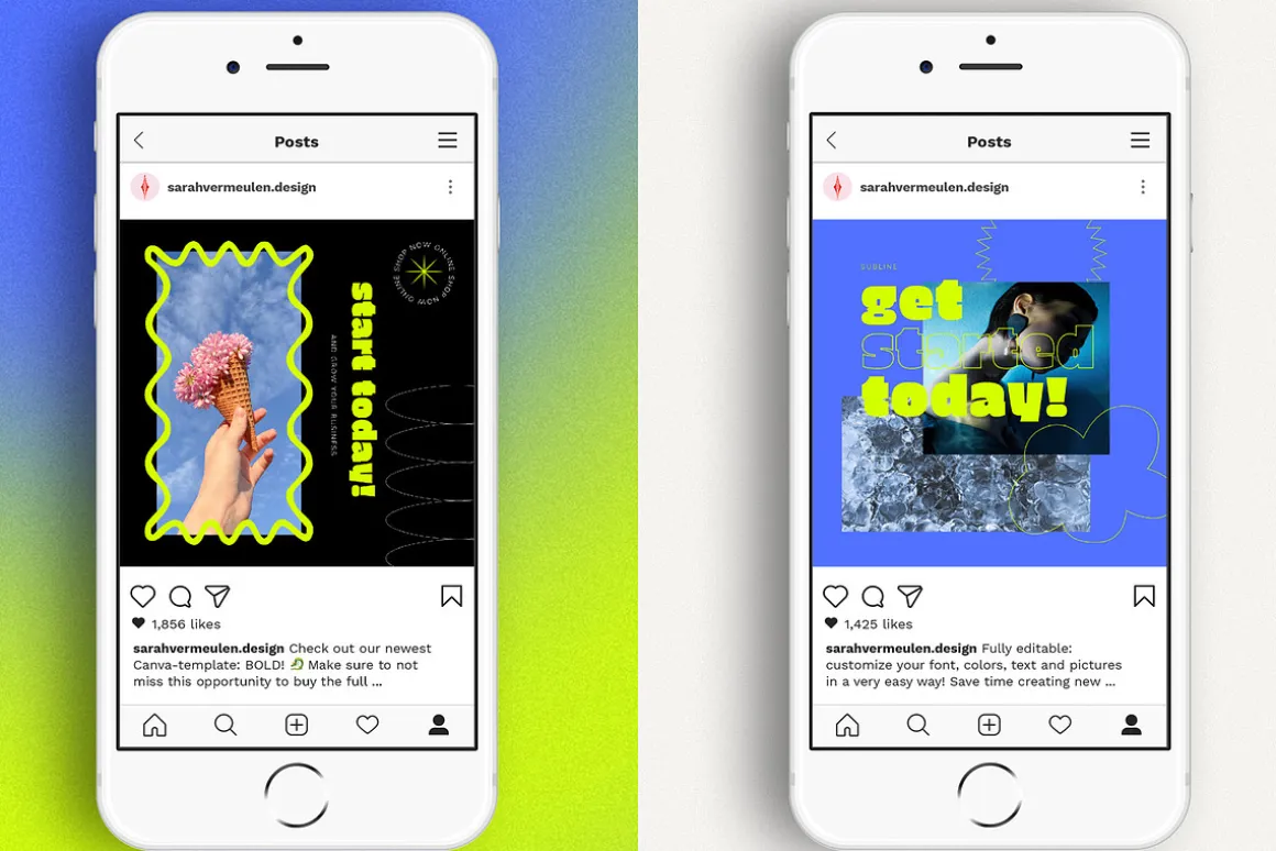 Instagram Social Media CANVA Bold