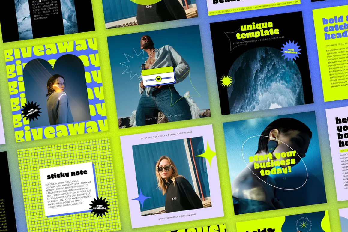 Instagram Social Media CANVA Bold