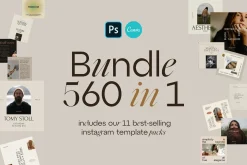 Instagram BUNDLE - Canva & PS