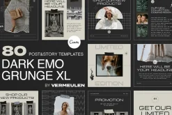 Instagram Social Media CANVA Grunge