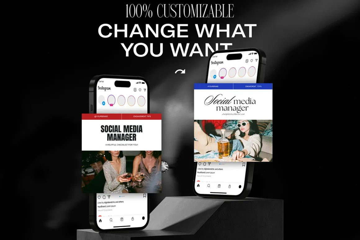 Instagram Templates Post & Stories
