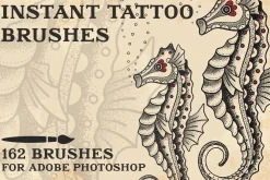 Instant Tattoo Brushes for Photoshop