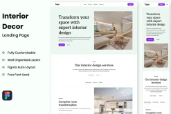 Interior - Landing Page Template
