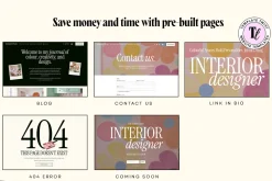 Interior Design Website Template