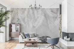 Interior wallpaper mockup