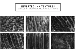 Inverted Black Ink Backgrounds